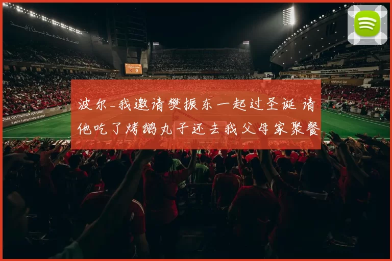 波尔_我邀请樊振东一起过圣诞 请他吃了烤鹅丸子还去我父母家聚餐