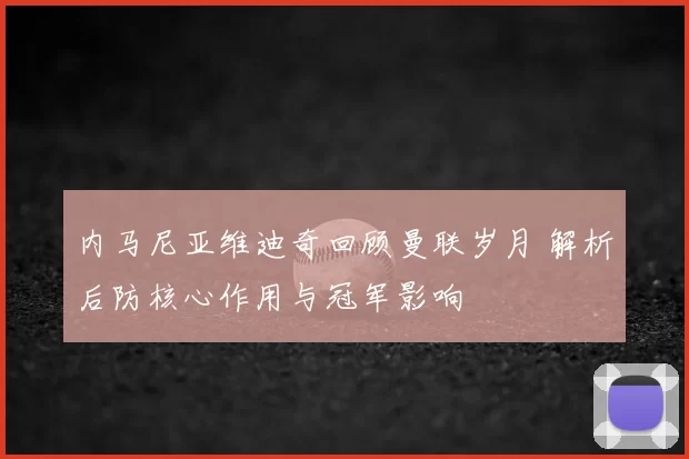 内马尼亚维迪奇回顾曼联岁月 解析后防核心作用与冠军影响